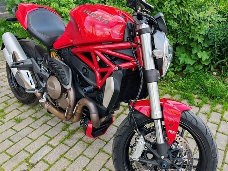2014 Ducati Monster 1200, красный, 750000 рублей, вид 3