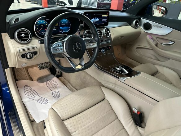 2019 Mercedes-Benz C-Класс 200 IV (W205) Рестайлинг, синий, 4290000 рублей - вид 14
