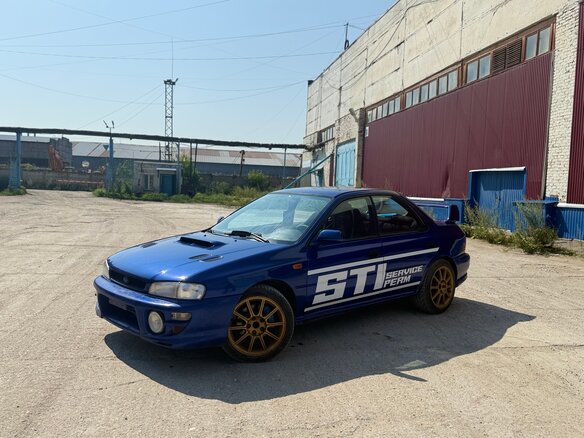 1997 Subaru Impreza WRX I, синий, 600000 рублей - вид 2