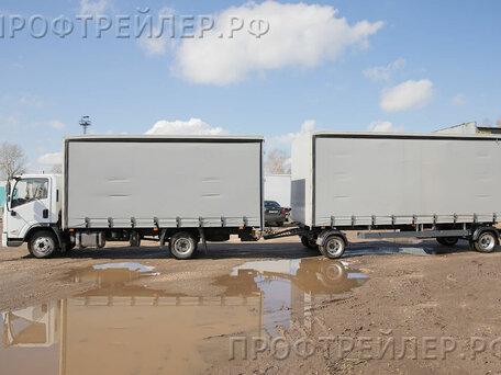2026 Профтрейлер 86601A, серебристый, 850000 рублей, вид 4