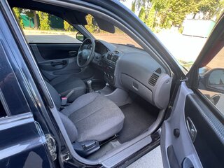 2006 Hyundai Accent ТагАЗ II, чёрный, 295000 рублей, вид 4