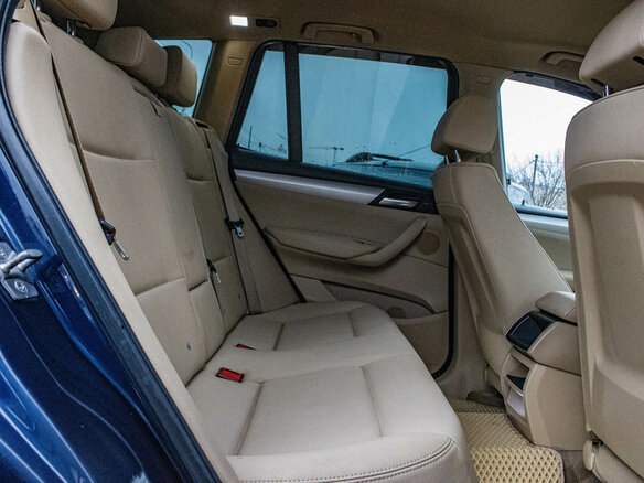 2012 BMW X3 20i xDrive II (F25), синий, 1400000 рублей - вид 19