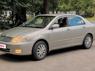 2002 Toyota Corolla IX (E120, E130), серебристый, 425000 рублей, вид 3