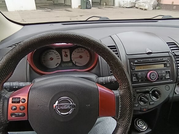 2007 Nissan Note I, оранжевый, 490000 рублей - вид 7