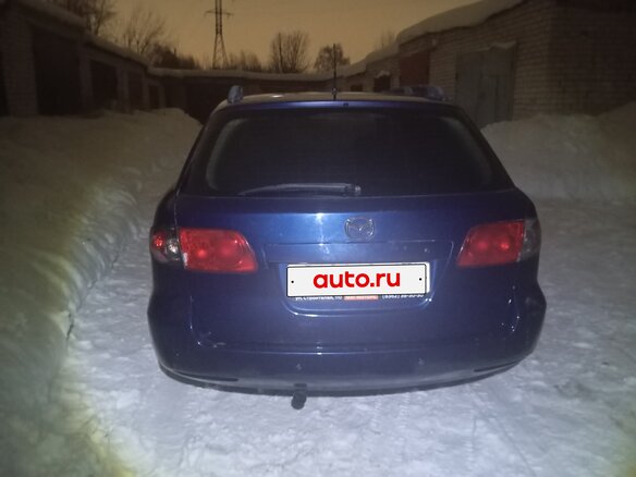 2005 Mazda 6 I (GG) Рестайлинг, синий, 370000 рублей - вид 3