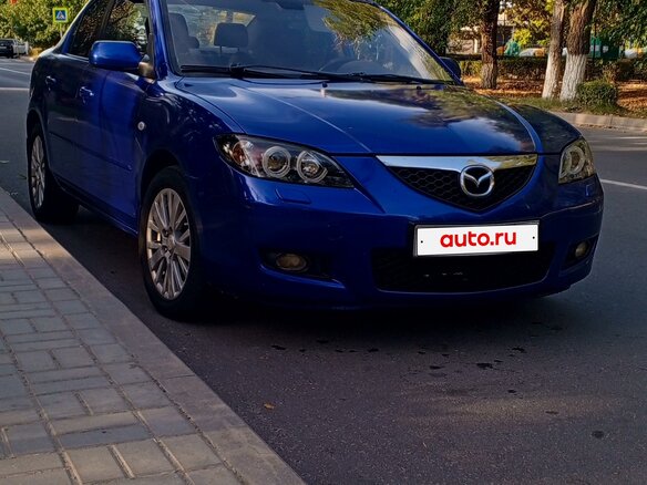 2007 Mazda 3 I (BK) Рестайлинг, синий, 685000 рублей - вид 1