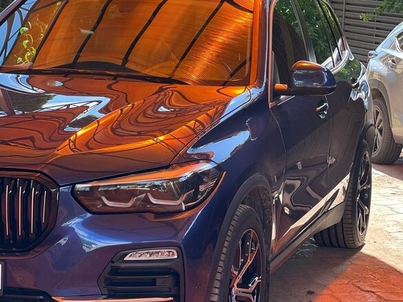 2019 BMW X5 30d IV (G05/G18), синий - вид 1