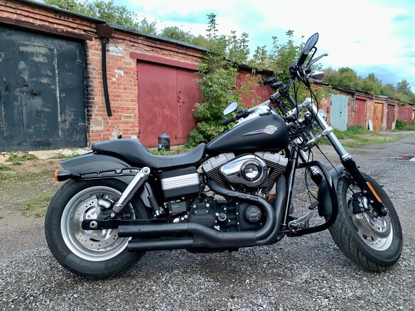 2013 Harley-Davidson Fat Bob, чёрный, 1100000 рублей - вид 5