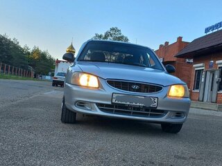 2006 Hyundai Accent ТагАЗ II, серебристый, 395000 рублей, вид 2