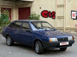 2002 Lada (ВАЗ) 21099, синий, 75000 рублей, вид 4