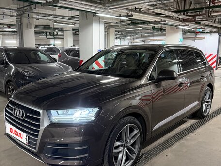 2015 Audi Q7 II (4M), коричневый, 3450000 рублей, вид 2