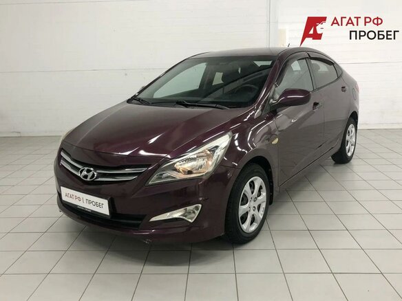 2014 Hyundai Solaris I, фиолетовый, 940000 рублей