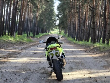 1999 Kawasaki ZX-6R Ninja, зелёный, 260000 рублей, вид 5