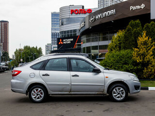 2014 Lada (ВАЗ) Granta I, серебристый, 343000 рублей, вид 3