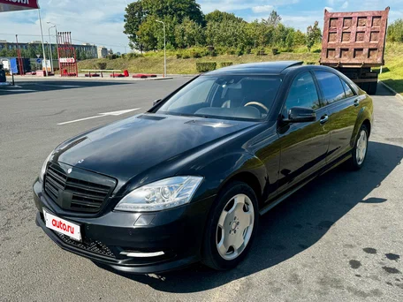 2009 Mercedes-Benz S-Класс 500 V (W221) Рестайлинг, чёрный, 1350000 рублей, вид 1