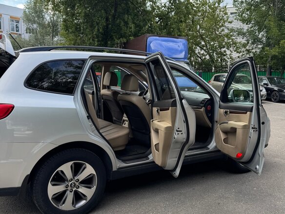 2011 Hyundai Santa Fe II Рестайлинг, серебристый - вид 5