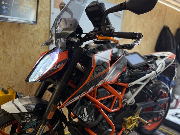 2018 KTM 390 Duke, оранжевый, 420000 рублей - вид 5