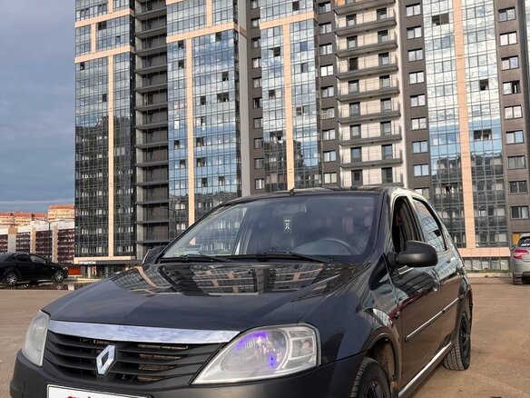 2010 Renault Logan I Рестайлинг, серый, 350000 рублей