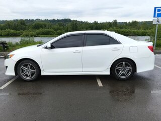 2012 Toyota Camry US Market VII (XV50), белый, 1850000 рублей, вид 4