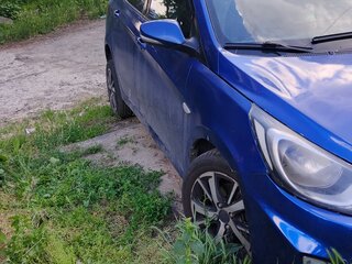 2013 Hyundai Solaris I, синий, 600000 рублей, вид 2