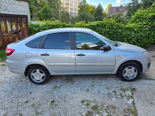 2015 Lada (ВАЗ) Granta I, серебристый, 560000 рублей, вид 2