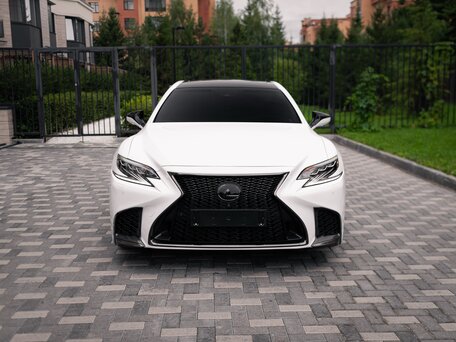 2018 Lexus LS 500 V, белый, 6500000 рублей, вид 4