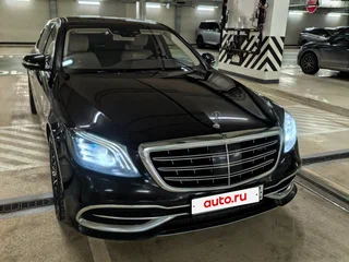 2018 Mercedes-Benz Maybach S-Класс 560 I (X222) Рестайлинг, чёрный, 2800000 рублей, вид 1