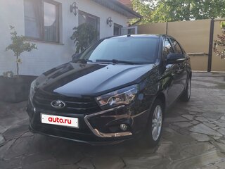 2018 Lada (ВАЗ) Vesta I, чёрный, 950000 рублей, вид 1