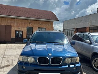 2001 BMW X5 3.0i I (E53), синий, 919000 рублей, вид 2