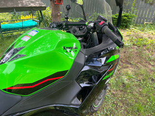 2022 Kawasaki Ninja 400, зелёный, 650000 рублей, вид 3