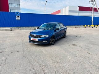 2019 Skoda Rapid I Рестайлинг, синий, 1450000 рублей, вид 2