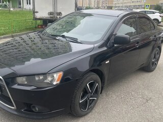 2012 Mitsubishi Lancer X Рестайлинг, чёрный, 600000 рублей, вид 4