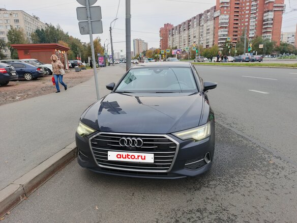 2022 Audi A6 40 TDI V (C8), синий, 4600000 рублей - вид 1