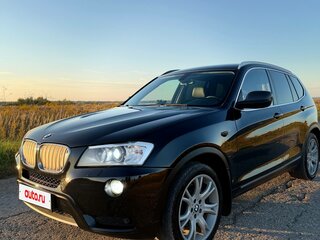 2013 BMW X3 28i xDrive II (F25), чёрный, 1570000 рублей, вид 2