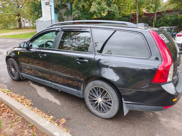 2007 Volvo V50 I Рестайлинг, чёрный - вид 13