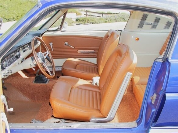 1965 Ford Mustang I, синий - вид 16