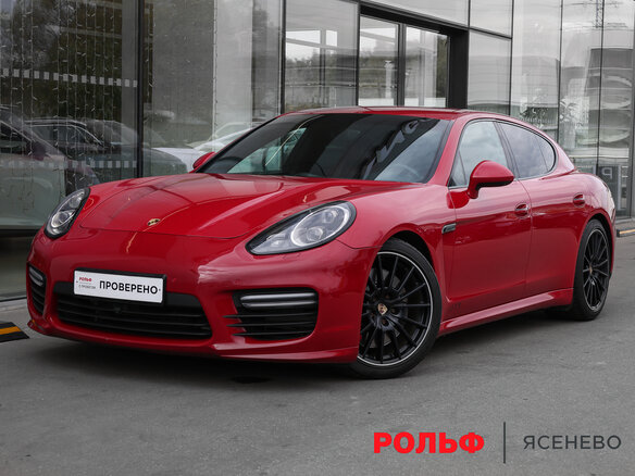 2013 Porsche Panamera GTS I Рестайлинг, красный
