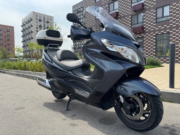 2012 Suzuki Burgman (SkyWave) 400, серый, 450000 рублей - вид 6