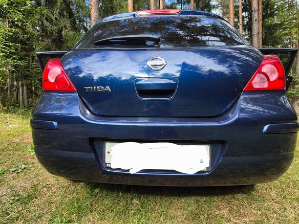 2011 Nissan Tiida I Рестайлинг, синий, 850000 рублей - вид 10