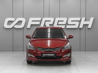 2015 Hyundai Solaris I Рестайлинг, красный, 849000 рублей, вид 3