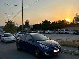 2015 Hyundai Accent IV, синий, 600000 рублей, вид 4