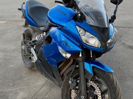 2012 Kawasaki ER-4F (Ninja 400R), синий, 420000 рублей, вид 2