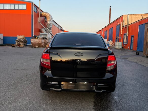2013 Lada (ВАЗ) Granta I, чёрный, 530000 рублей - вид 7