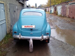 1956 ГАЗ М-20 «Победа», чёрный, 500000 рублей, вид 4