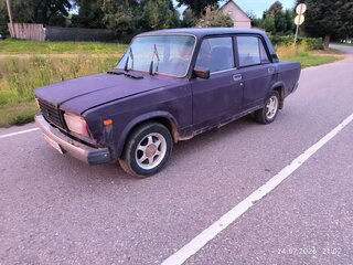 1997 Lada (ВАЗ) 2107, фиолетовый, 57000 рублей, вид 1