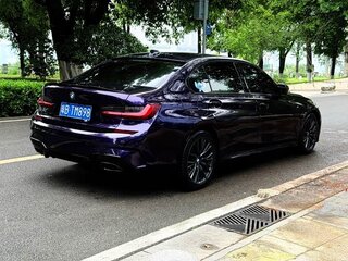 2022 BMW 3 серии 320i VII (G2x), фиолетовый, 2740000 рублей, вид 4