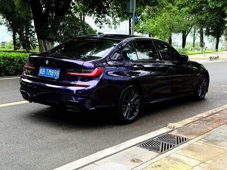 2022 BMW 3 серии 320i VII (G2x), фиолетовый, 2740000 рублей, вид 4