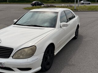 2003 Mercedes-Benz S-Класс 500 Long IV (W220) Рестайлинг, белый, 575000 рублей, вид 1