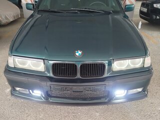 1996 BMW 3 серии 318i III (E36), зелёный, 400000 рублей, вид 5