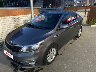 2015 Kia Rio III Рестайлинг, серый, 1130000 рублей, вид 2